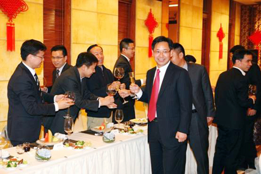 民生金融租賃舉辦增資擴股成功的慶祝酒會　